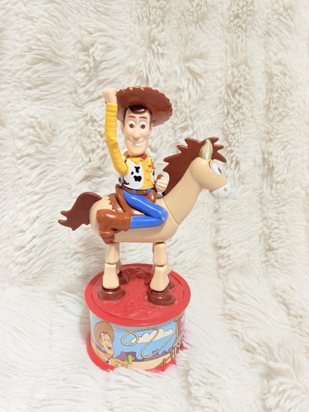 Disney Toy Story 2 Woody And Bull's-Eye Mcdonald's Candy Dispenser 1999 8”